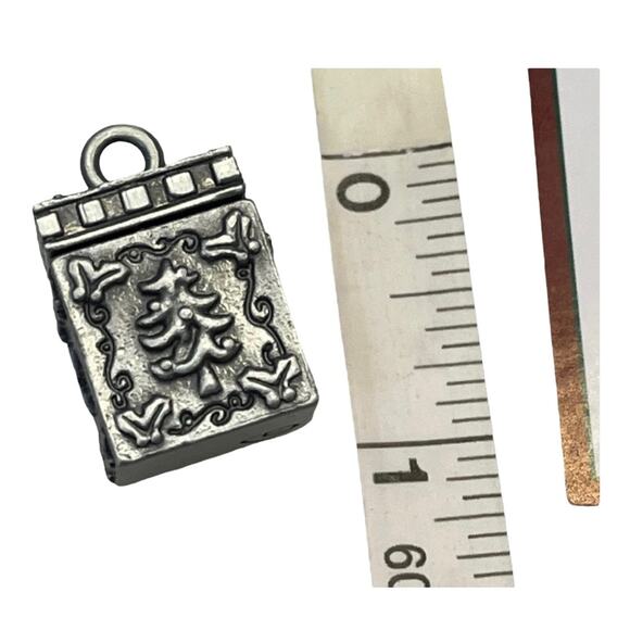 NEW Christmas Triple Angels Trinket PRAYER BOX & CHARMS Pendant Ornament by Ganz - Picture 5 of 15